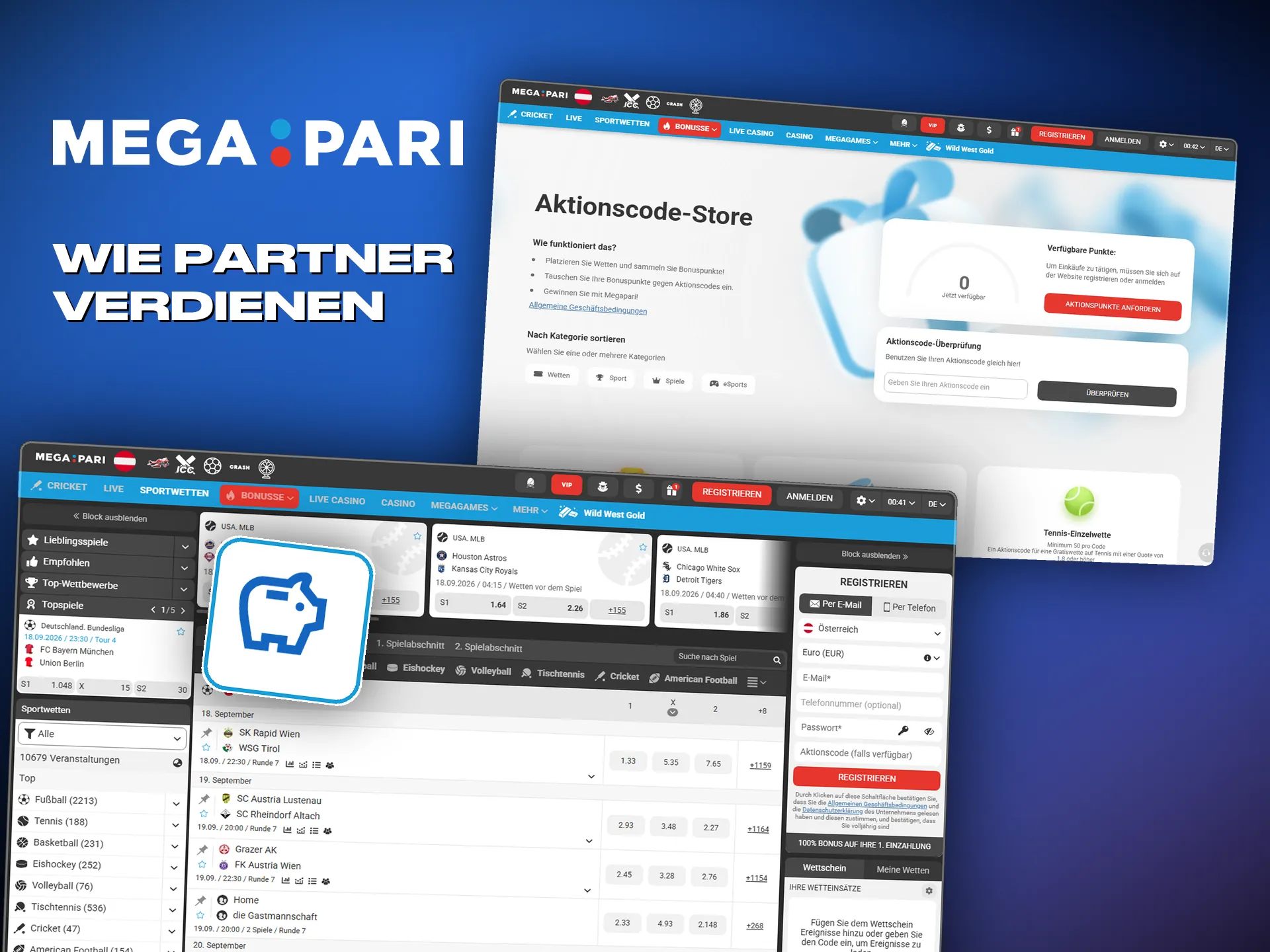 Das Partnerprogramm zahlt über Revenue Share und CPA